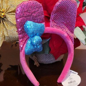 Sanrio Puroland "My Melody" Anime Cosplay Pink Ears Plush Head band